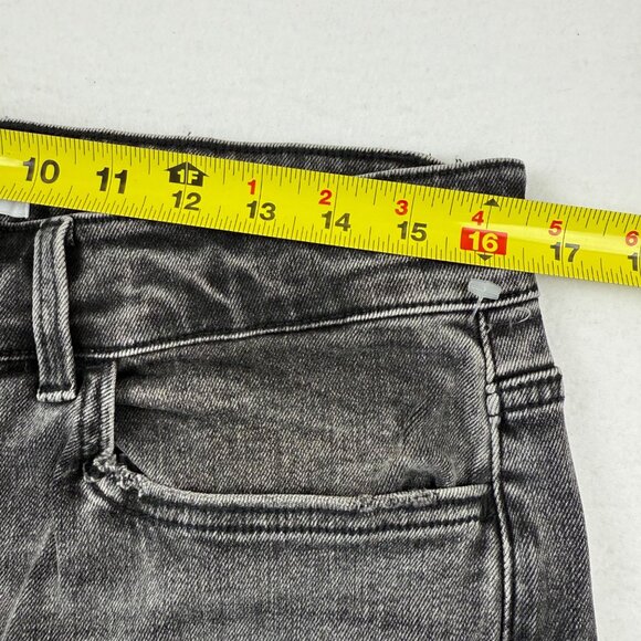 Flying Monkey Women's Distressed Straight Black Gray Denim Jeans Size 16W NWOT - Picture 7 of 10